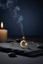 Gold Color Moon Star Steel Necklace Tarnish Free No Rusting Meaningful and Stylish Gift Jewelry - 3