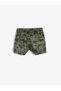 Dinosaur Printed Shorts Cotton with Elastic Waist - 2