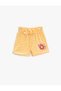 Printed Shorts Striped with Bow Detail