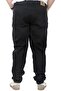 Mode XL Large Size Trousers Gabardine Jogger Nature 22920 Black - 4