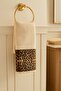 Set of 2 Velvet Hand and Face Towels with Leopard Pattern - 5