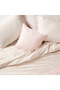 Nilüfer Pink Viscose Cotton Filled Throw Pillow 45X45 cm - 2