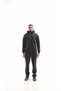 Men's Fleece-Lined Zip-Up Hoodie Sports Tracksuit Set - 2
