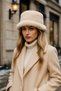 Imported Beige Furry Bucket Hat - Premium Trend Winter Hat - Vibrant Beige Colored Accessory Spk1102-1 - 5