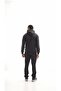 Men's Fleece-Lined Zip-Up Hoodie Sports Tracksuit Set - 4