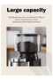 Coffee Machine Adjustable Electric Coffee Grinder,Stainless Steel Super Silent - 6