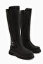 Juliah Black Buckle Detailed Zippered Women's Boots - 3
