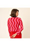 Tarabya Pink - Red Viscose Polyester Cardigan - 4
