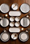 14-Piece Stackable Sio Savior Breakfast Set for 6 People Luxury Breakfast Serving Plate Set - 5