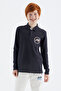 Navy Blue Polo Neck Boy T-Shirt - 11172