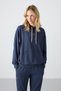 Petrol Hooded Kangaroo Pocket Comfortable Fit Elastic Leg Women's Tracksuit Set - 95288 - 2