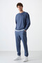 Petrol Casual O Neck Rubber Leg Cotton Men's Oversize Tracksuit Set - 85120 - 8