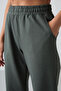Çağla High Waist Comfortable Form Elastic Leg Women's Tracksuit Bottom with Pockets - 94583 - 4