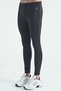 Black Back Ankle Print Detailed High Waist Slim Fit Active Sports Men's Tights - 84988 - 7
