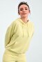 Lemon Hooded Kangaroo Pocket Comfortable Fit Elastic Leg Women's Tracksuit Set - 95288 - 6