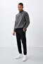 Black Zipper Pocket Standard Mold Jogger Men's Tracksuit Bottom - 84651 - 2