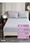 Fitted Sheet Set – 120x200 cm Twin Size, 1 Sheet + 1 Pillowcase, 30 cm Deep Pocket - 7