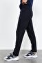 Indigo - Navy Blue High Collar Zippered Standard Fit Classic Leg Men's Tracksuit Set - 8515 - 6