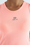 Crochet Slit Detailed O Neck Zero Sleeve Standard Mold Women's Sports Undershirt - 97256 - 8