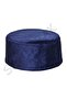 Takke, Foldable Takke, Turban, Mosque Material, Navy Blue Takke, Thin Takke, Hat, Robe (T133) - 4