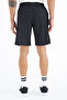 Black Side Pocket Detailed Elastic Men's Shorts - 81238 - 7