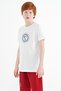 White Embroidery Detailed O Neck Standard Fit Boys T-Shirt - 11115 - 5