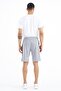 Alfred Gray Melange Standard Mold Men's Shorts - 81244 - 8