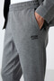Carlos Gray Melange Standard Mold Men's Tracksuit - 85209 - 6
