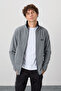 Hardy Gray Melange Standard Fit Polar Men's Sweatshirt - 88299