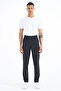 Black Men's Zippered Three-Pocket Standard Fit Classic Leg Sweatpants Bottom - 84768 - 3