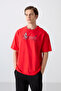 Fiesta Cotton Thick Soft Textured Oversize Fit Printed Men's T-Shirt - 88344 - 4