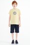 Yellow Embroidery Detailed O Neck Standard Fit Boys T-Shirt - 11115 - 3