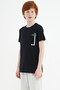 Navy Blue Pocket Detailed O Neck Standard Fit Boys T-Shirt - 11120 - 3