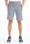 Men's Standard Fit Clive Gray Melange Shorts - 81249