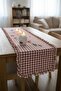 عداء متقلب كشكش خمر بطة الكتان 40x130 سم - 6