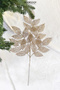 86 cm Leaf Bronze Lace Glitter Artificial