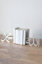 Mat Silver Allah Muhammad Religious Decor Islamic Metal Bookend Book Holder Home and Office Decorative - 2