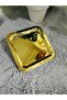 6-Piece Gold Single-Sided Flat Square Presentation Tray - 2