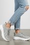 Unisex Gray High-Sole Sports Shoes