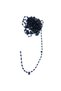 Fabric Vertical Curtain 89 mm Skirt Chain Black - 8