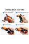 Orange One Click Automatic Collision Deformation Robot Boy Gift Dual Form Toy Car Father Son Interac - 2
