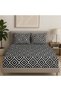 Jumbo Double Fitted Sheet + 2 Pillowcases