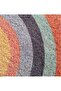 OneDcor Creative Rainbow Half Round Doormat 60×90 cm – Semi-Circular Non-Slip Rug - 5
