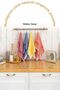 Gingham 5-Piece German Serving Napkin Kitchen Towel Feeding Cover Drying Cloth Colorful 47x67cm - 2