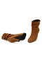 Belen Tan Women's Desacomfort Zippered Heeled Leather Boots - 4