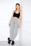 Women's Aerobin Wide Leg Palazzo Pants with Elastic Waist - 5