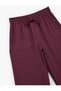 Comfortable Fit Pocketed Lace-Up Waist Wide Leg Sports Sweatpants - 5