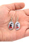 Caucasian Circassian Dance Figure Drop Earrings - 2