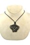 Adygeian Circassian Flag Eagle Pendant Necklace (Nickel Oxide) - 3
