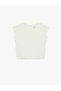 Comfortable Fit Modal Fabric Crew Neck Sports Zero Sleeve T-Shirt - 4